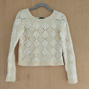 Marc Jacobs Wool/Alpaca Crochet Sweater